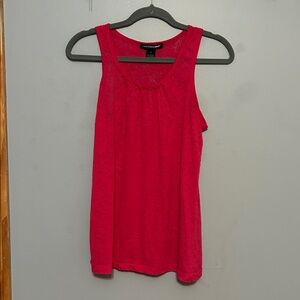 Saint Tropez West Vibrant Pink Lace Top